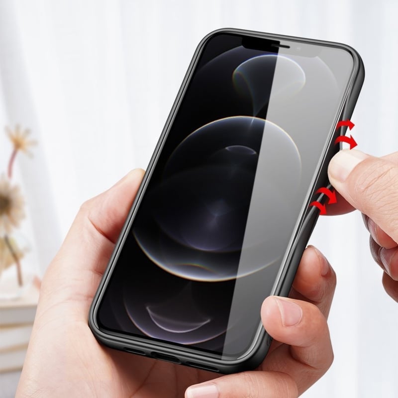 Hybride telefoonhoesje voor iPhone 13 Pro Max van nylon