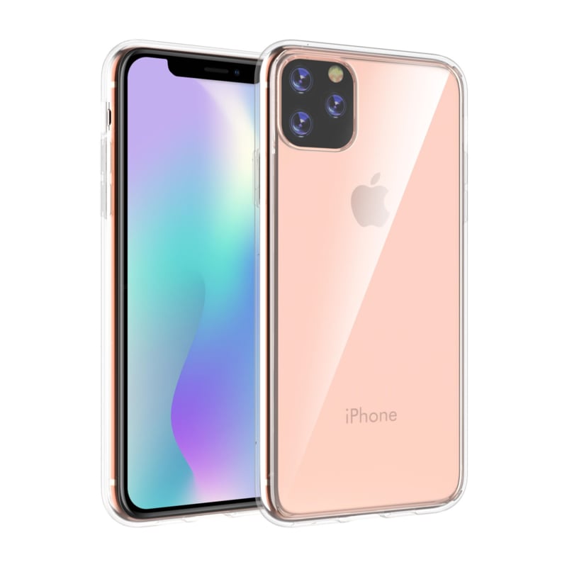 Transparant hybride telefoonhoesje met bumper voor iPhone 11 Pro