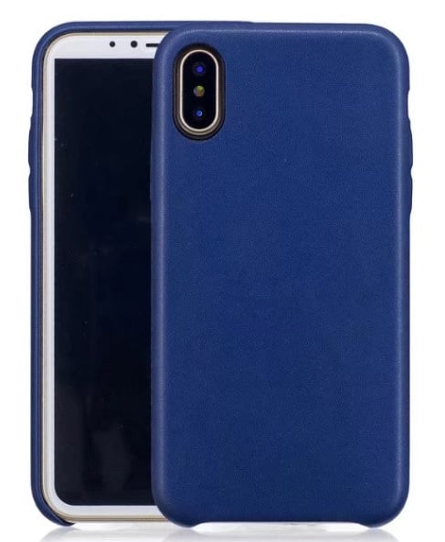 Leren back cover telefoonhoesje voor iPhone Xr