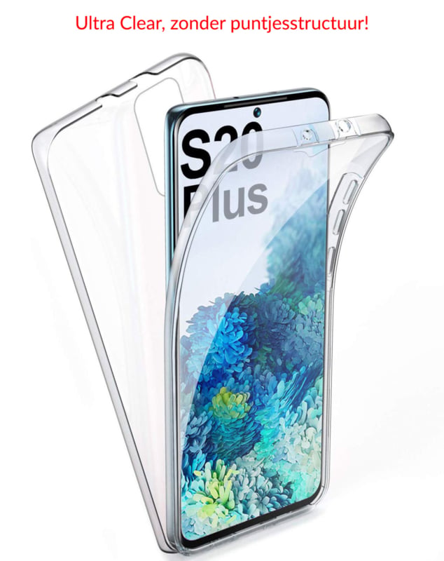 Transparant 360 graden telefoonhoesje voor Galaxy S20 Plus