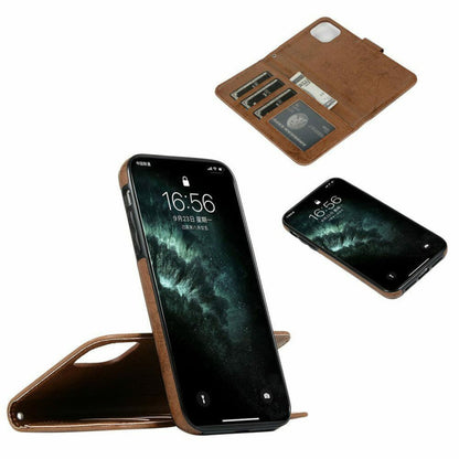 Magnetisch bookcase hoesje voor iPhone 12 Pro Max