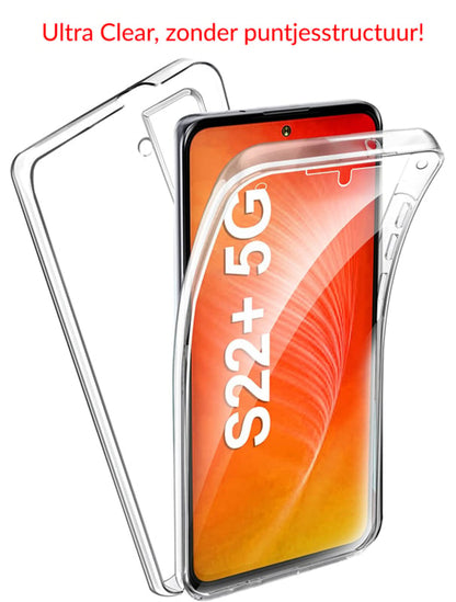 Transparant 360° telefoonhoesje voor Galaxy S22 Plus