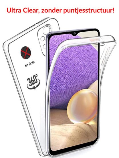 Transparant 360 graden telefoonhoesje voor Galaxy A32 5G