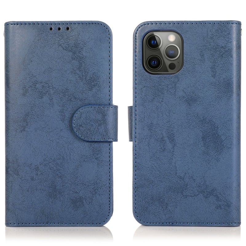 Magnetisch bookcase hoesje voor iPhone 13 Pro met uitneembare houder