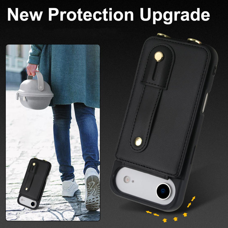 Telefoonhoesje met pasjeshouder en draagkoord voor iPhone Air