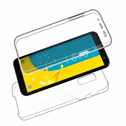 Transparant 360 graden TPU telefoonhoesje voor Galaxy J6 (2018)
