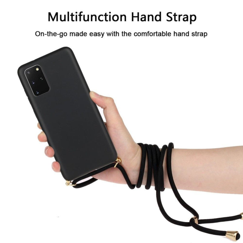 Crossbody TPU hoesje met verstelbaar draagkoord