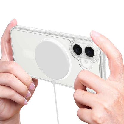 Transparant MagSafe telefoonhoesje voor iPhone 17 van hybrid TPU