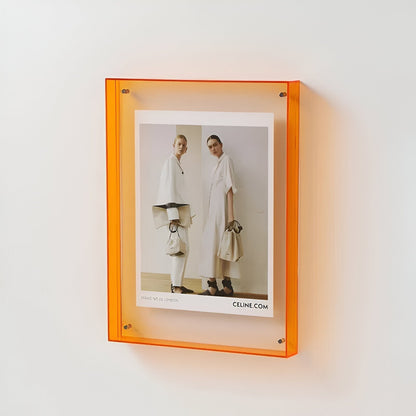 Transparante acryl fotolijst met minimalistisch design