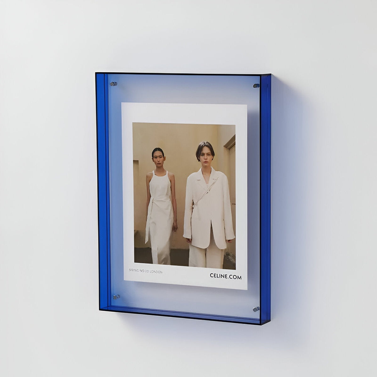 Transparante acryl fotolijst met minimalistisch design