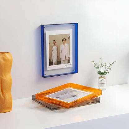 Transparante acryl fotolijst met minimalistisch design