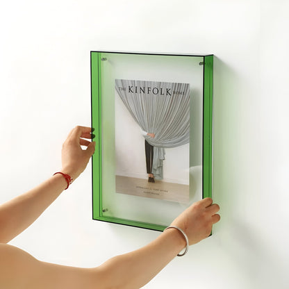 Transparante acryl fotolijst met minimalistisch design