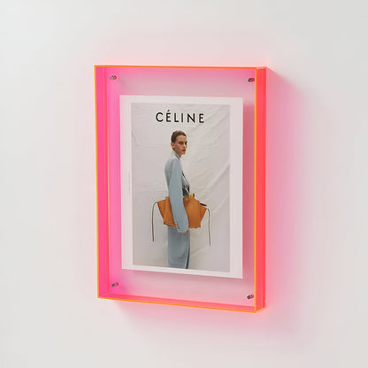 Transparante acryl fotolijst met minimalistisch design