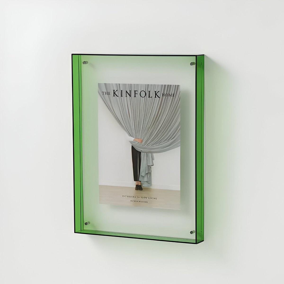Transparante acryl fotolijst met minimalistisch design