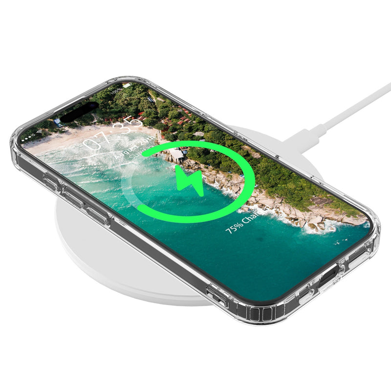 Transparant MagSafe telefoonhoesje voor iPhone 16 Pro