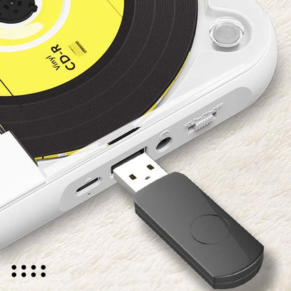 Draagbare cd-speler met bluetooth en oplaadbare batterij