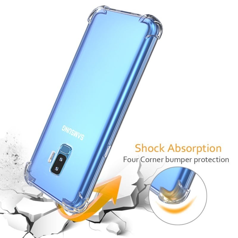 Transparant TPU hoesje voor Samsung Galaxy S9 Plus met hoekbescherming