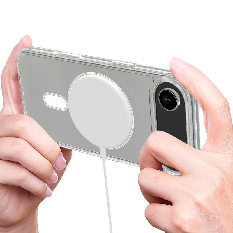 Transparant Hybride Telefoonhoesje met MagSafe voor iPhone Air