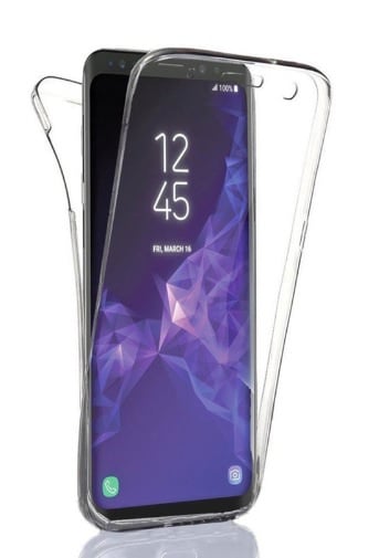 Transparant TPU hoesje met 360 graden bescherming voor Galaxy A8 (2018)