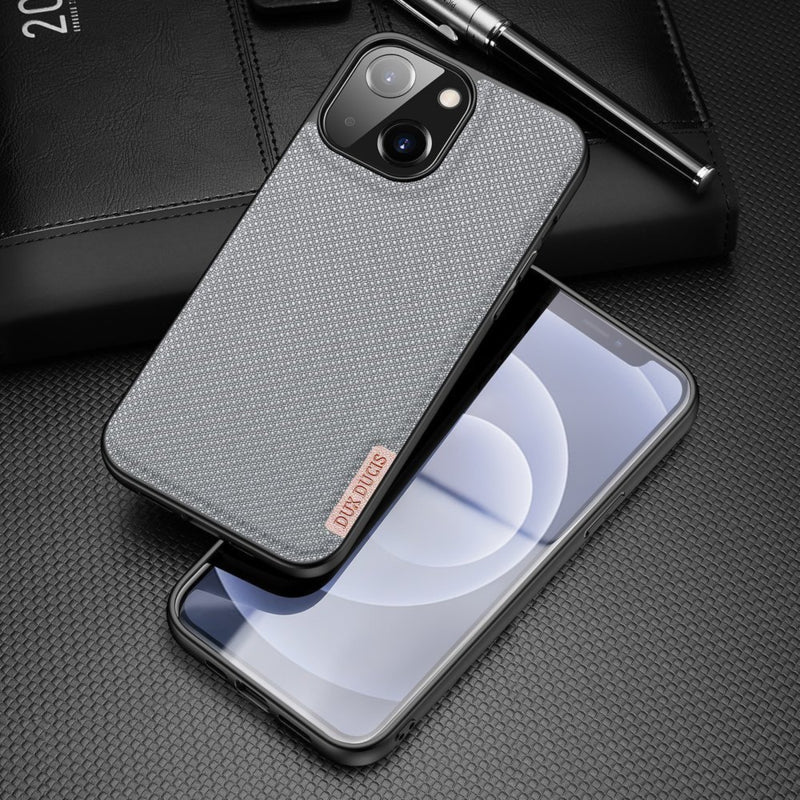 Dux Ducis Fino hybride backcover voor iPhone 13 Mini met geweven nylon