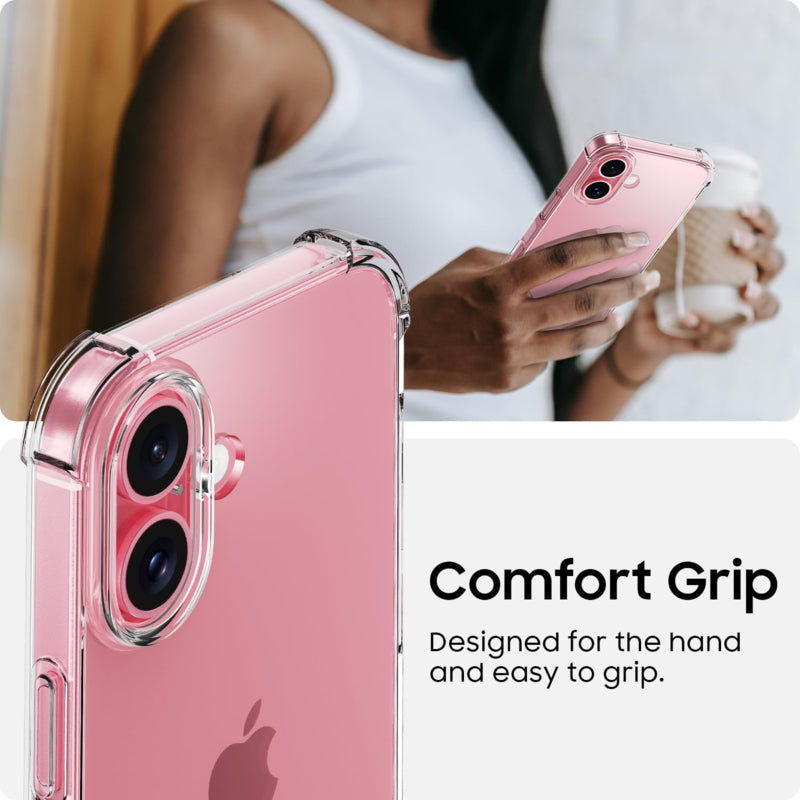 Transparant TPU Hoesje met Air Cushion voor iPhone 16