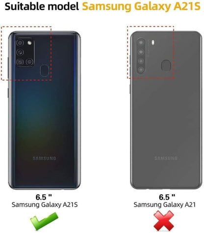 Transparant 360 graden telefoonhoesje voor Samsung Galaxy A21s