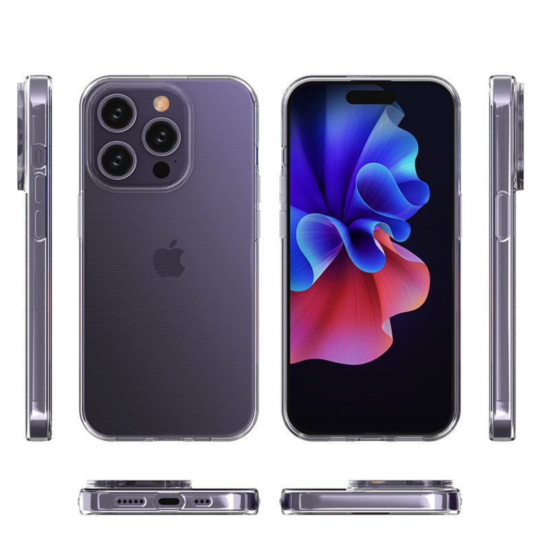 Transparant TPU telefoonhoesje voor iPhone 15 Pro