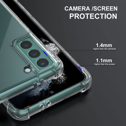 Transparant TPU telefoonhoesje met schokbestendige hoekkussens voor Samsung Galaxy S24