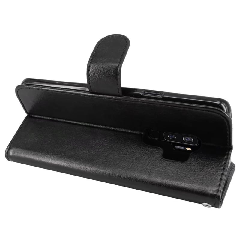 Leren portemonnee hoesje met pasfotovakje voor Samsung Galaxy S9 Plus