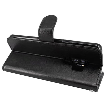 Leren portemonnee hoesje met pasfotovakje voor Samsung Galaxy S9 Plus