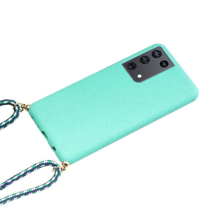 Galaxy S22 Ultra TPU hoesje met koord mint | 56656621