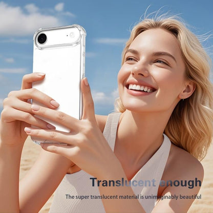 Transparant TPU telefoonhoesje met Air Cushion voor iPhone Air