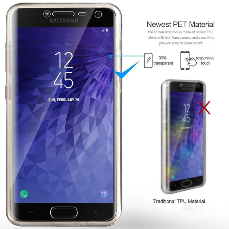 Transparant 360 graden hoesje voor Samsung Galaxy J6 Plus