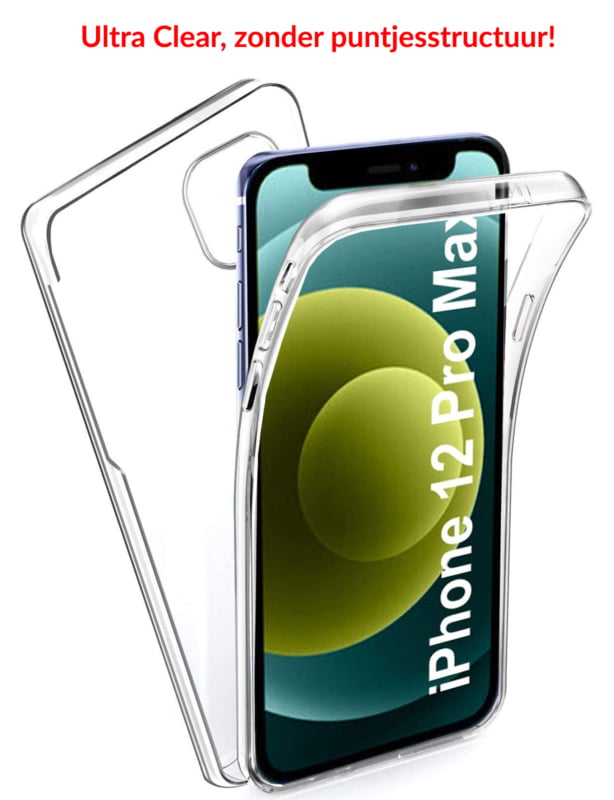 Transparant 360° telefoonhoesje voor iPhone 12 Pro Max