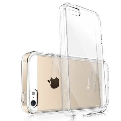 Ultra Hybrid Bumper Case voor iPhone 5 / 5S / SE met Dust Plugs