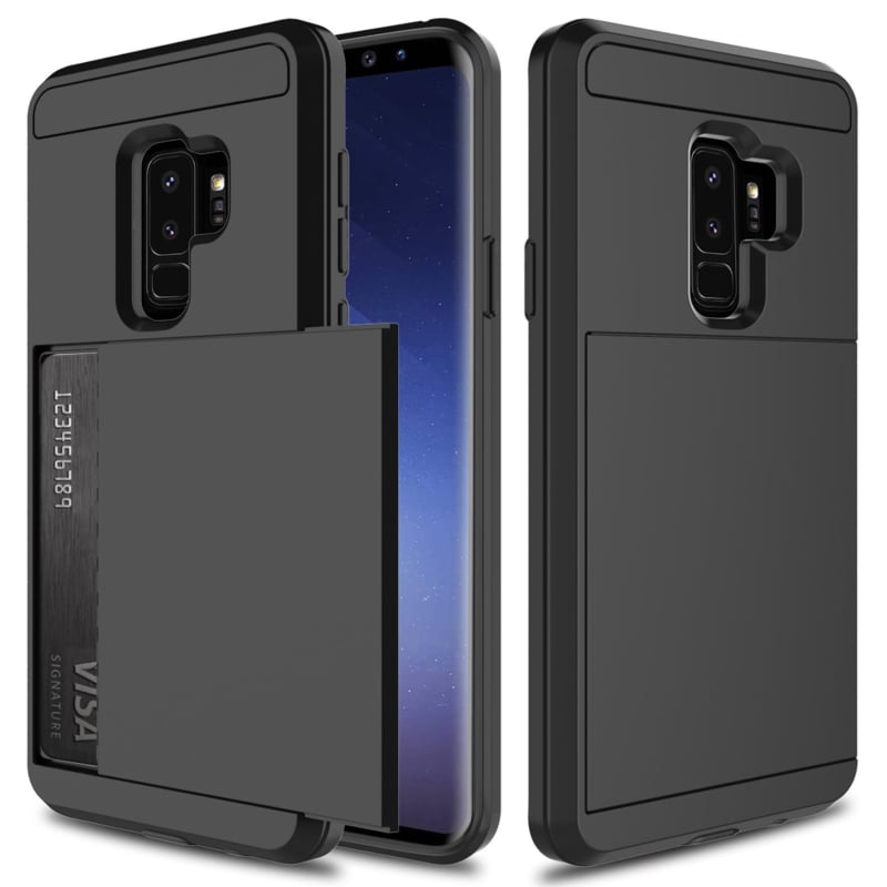 Slide Armor telefoonhoesje met pashouder voor Galaxy S9 Plus