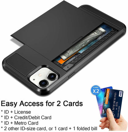 Slide Armor hoesje met pashouder voor iPhone 11
