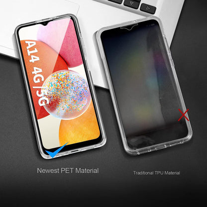 Transparant 360 Graden Telefoonhoesje voor Samsung Galaxy A14