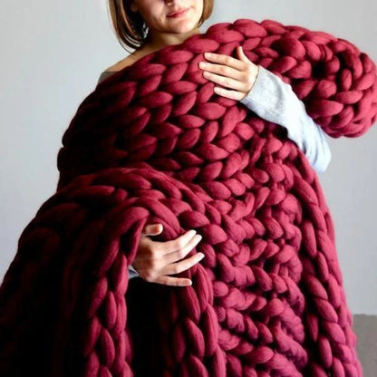 XXL chunky breigaren voor dekens en plaids