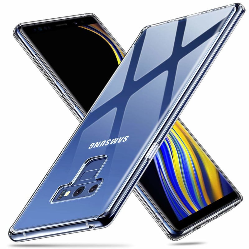 Transparant hybride telefoonhoesje met schokbestendige bumper