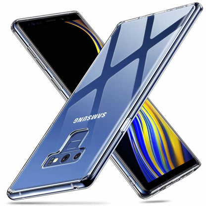 Transparant hybride telefoonhoesje met schokbestendige bumper