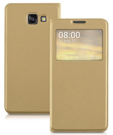 Window View flip cover voor Galaxy A3 2016