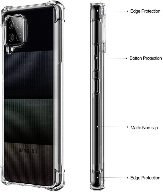 Transparant TPU telefoonhoesje met Air Cushion voor Samsung Galaxy A42