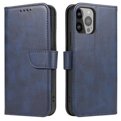 PU-Leren bookcase portemonnee hoesje met pashouder voor Galaxy S24 Ultra Blauw