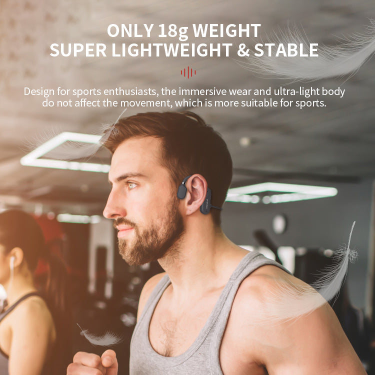Draadloze bone conduction sport koptelefoon met bluetooth