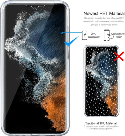 Transparant hybride telefoonhoesje met 360-graden bescherming