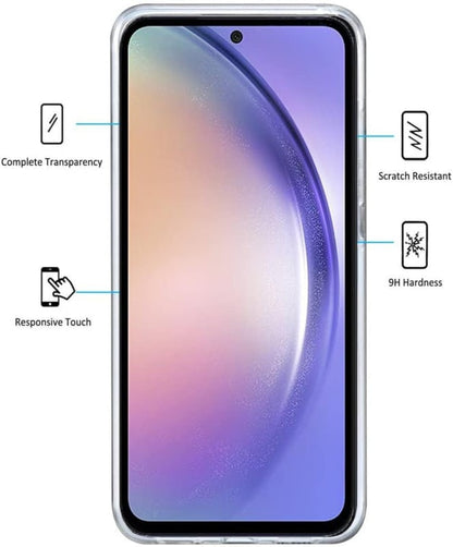 Transparant 360 graden telefoonhoesje voor Galaxy A34 5G