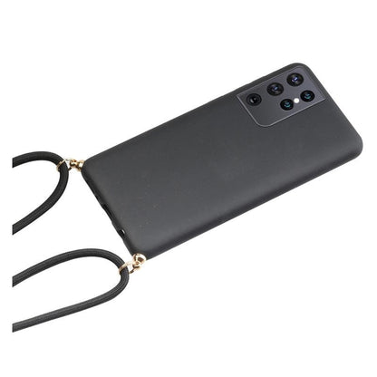 Crossbody TPU telefoonhoesje met verstelbaar koord voor Galaxy S21 Ultra
