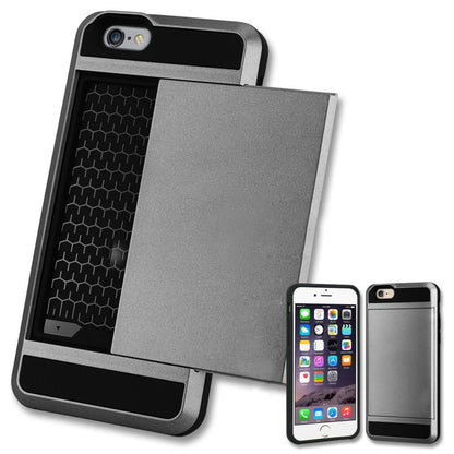 Slide Armor telefoonhoesje met pashouder voor iPhone 6 / 6S