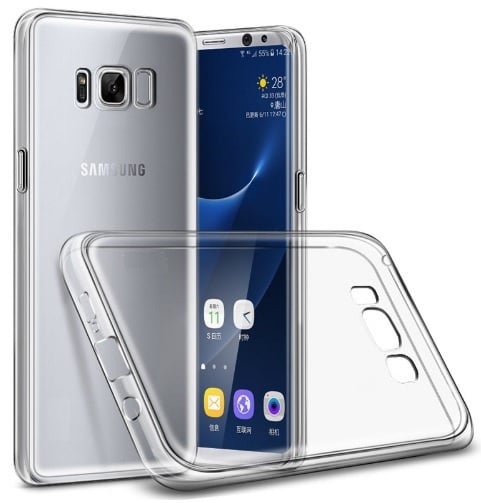 Transparant hybride telefoonhoesje met bumper voor Samsung Galaxy S8 Plus